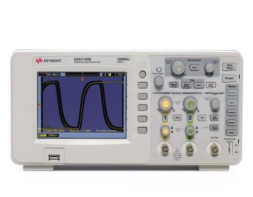 Купить Keysight Agilent DSO1102B 100MHz 2-канальный цифровой осциллоскоп с 5,7-дюймовым цветной ЖК-дисплеем Производство в сети