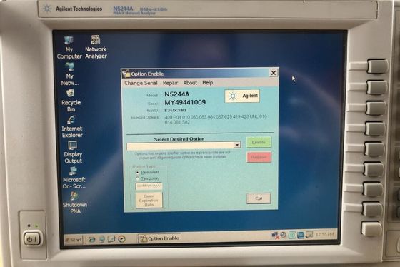 Купить Используемое испытательное оборудование анализатора сети N5244A вектора низкой цены высокой точности для надувательства Производство в сети