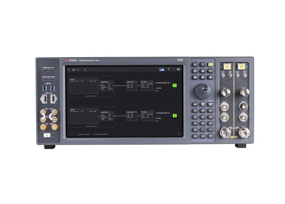 Купить Keysight M9484C генератор векторного сигнала VXG с диапазоном частот 54 ГГц, диапазоном модуляции 2,5 ГГц и 4 синхронизированными каналами Производство в сети