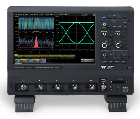 Купить Teledyne LeCroy WR8104 1 ГГц, 10/20 GS/s, 4ch, 16/32 Mpts DSO с 12,1′′ WXGA цветовым дисплеем Производство в сети