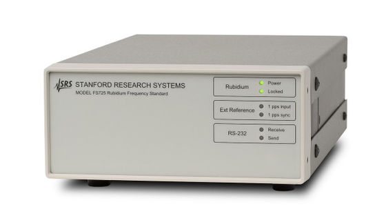 Купить SRS FS725 Рубидиевый частотный стандарт с выходом 10 MHz и 5 MHz Ultra Low Phase Noise и интерфейсом RS-232. Производство в сети