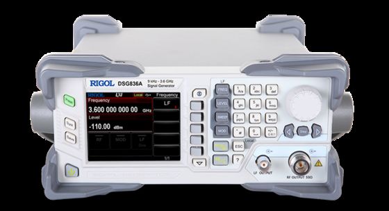 Купить Генератор сигналов РЧ серии RIGOL DSG800 с диапазоном от 9 кГц до 3,6 ГГц, высокой точностью амплитуды и универсальными функциями модуляции Производство в сети