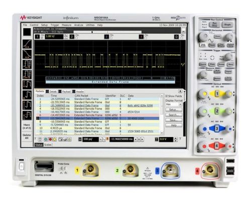 Купить Keysight MSO9104A Оссиллоскоп смешанного сигнала с полосой пропускания 1 ГГц 4 аналоговых и 16 цифровых каналов 20 GSa/s Скорость отбора образцов Производство в сети