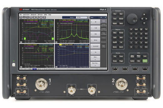 Купить Микроволновый векторный анализатор цепей Keysight N5242B PNA-X с максимальной частотой 26,5 ГГц, динамическим диапазоном 127 дБ и измерительным комплектом с 4 портами Производство в сети