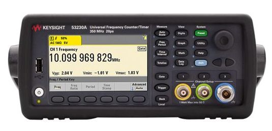 Купить Keysight 53230A 350 МГц Универсальный счетчик частот/таймер, 12 цифр/с, 20 PS Производство в сети
