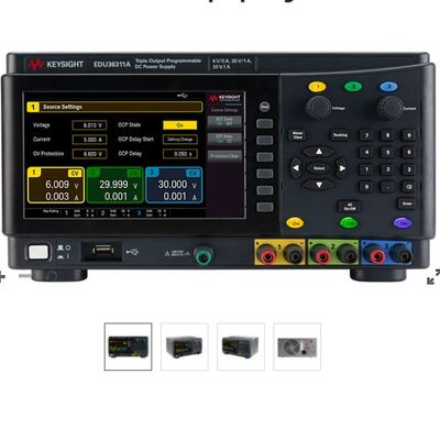 Купить Keysight EDU36311A Smart Bench Essentials Дисплей постоянного тока 6 В, 80 Вт USB Производство в сети