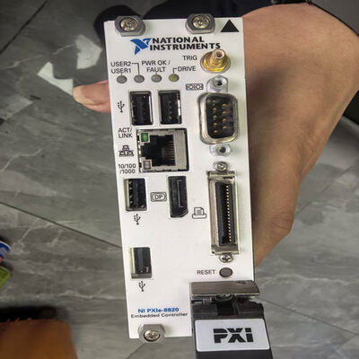 Купить NI PXIe-8820 PXI встроенный контроллер с процессором с двойным ядром на частоте 2,2 ГГц, жесткий диск емкостью 250 ГБ и пропускной способностью 132 МБ/с Производство в сети