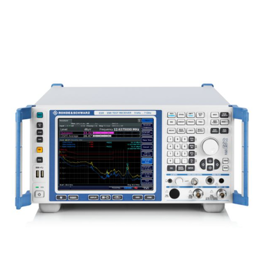 Купить EMI-приемник Rohde Schwarz ESR3, соответствующий CISPR 16-1-1, с диапазоном частот от 9 кГц до 3,6 ГГц и встроенным преселектором Производство в сети