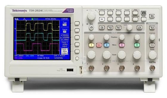 Ширина полосы частот 2GS/S осциллографа 200MHz Tektronix TDS2024C непрерывнодискретная