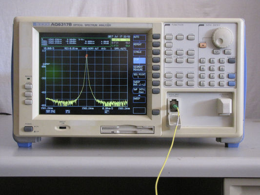 Анализатор 50GHz оптически сигнала Ando AQ6317B красит анализ данных дисплея LCD