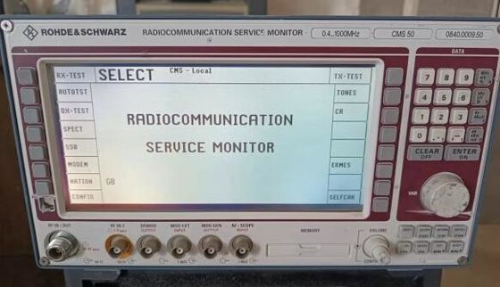 Монитор обслуживания радиосвязи анализатора Rohde и Schwarz CMS50