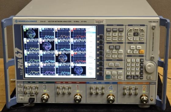 Порты анализатора сети 2 вектора Rohde и Schwarz ZVA67 использовали аппаратуры