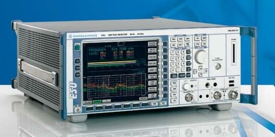 Простой тест R&S®ESU8 EMI-приемника от 20 Гц до 8 ГГц