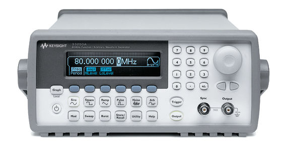 Функция Keysight 33250A / произвольный генератор формы волны, поддерживается соединение RS-232 IO 80 MHz
