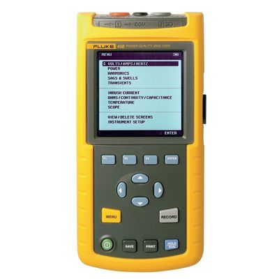 FLUKE 43B POWER ANALYZER 4 часа Время работы Легкая конструкция